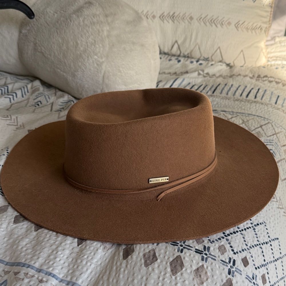 Gigi Pip Camel brown hat
